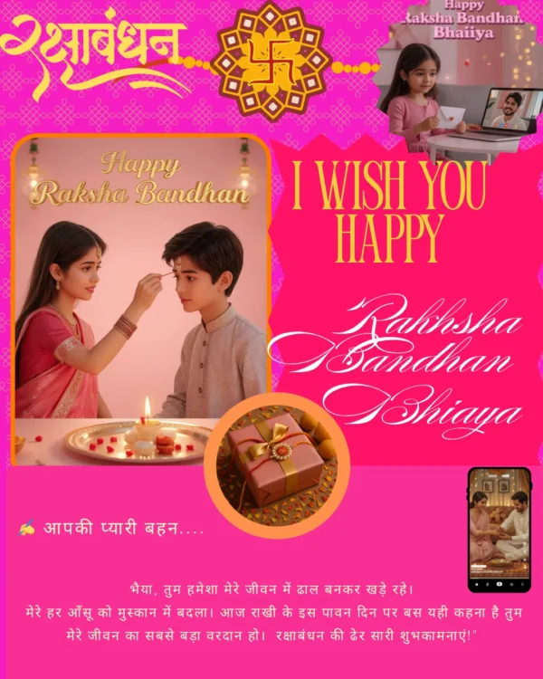 10 Premium Canva Rakhi Templates with 50 Free Mehndi Designs – Instant Digital Gift - Image 4